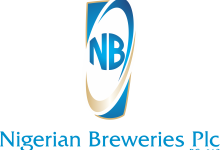 Nigerian Breweries PLC corporate logo with a blue curved swoosh and NB initials.